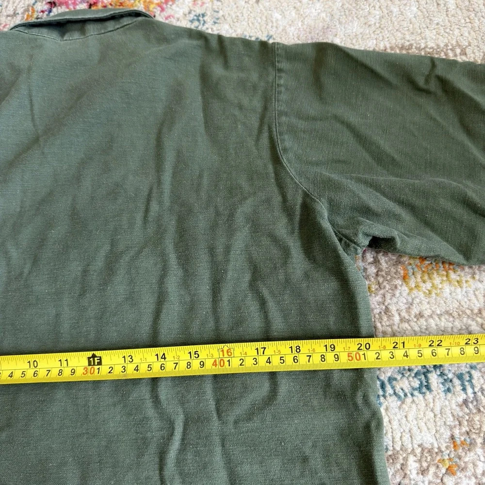 Vintage 1970 US Air Force OG-107 Short Sleeve Utility Shirt M